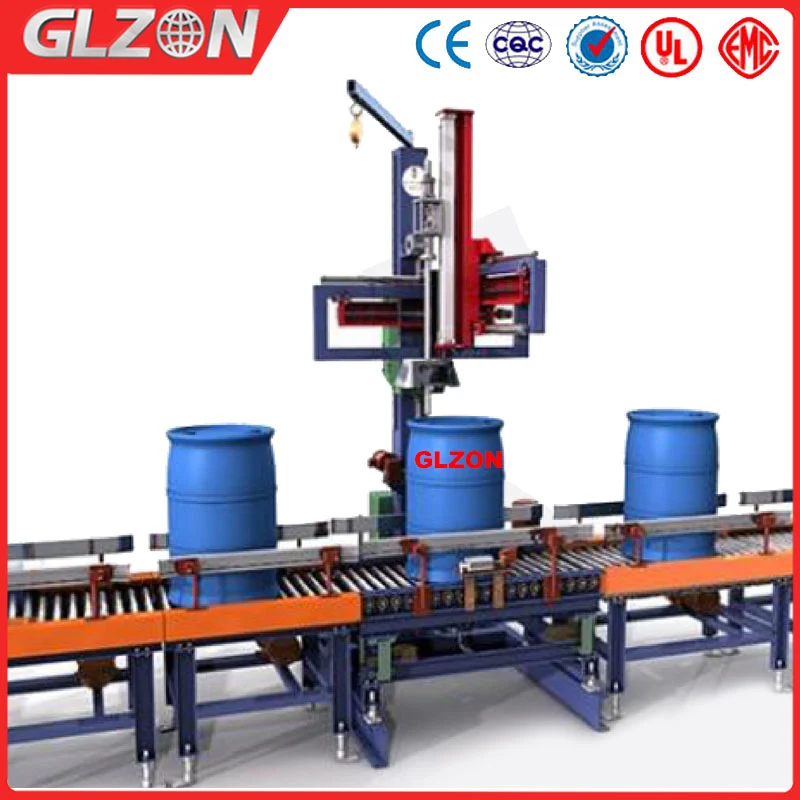 Fully automatic 200L drum filling system