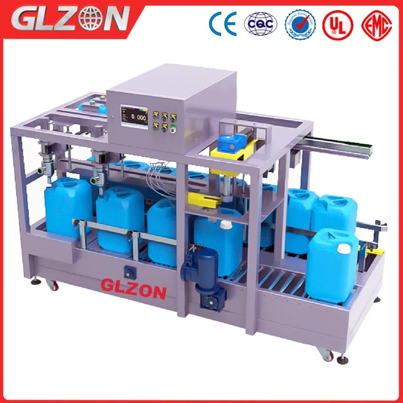Automatic Jerry Can Filling and Capping Machine with Double-Head