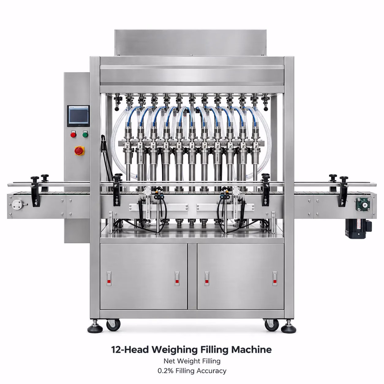 12-head weighing filling machine for 4L and 5L engine oil canisters